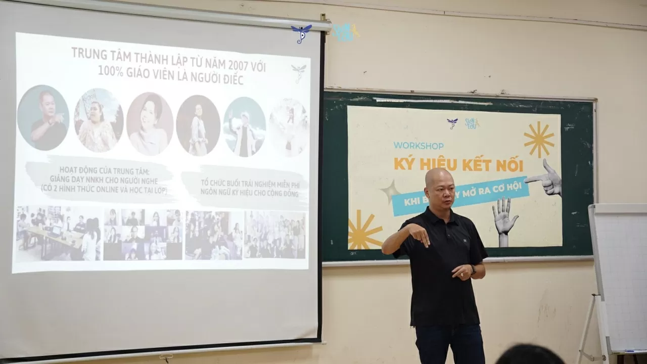 Góp phần nâng cao nhận thức về ngôn ngữ ký hiệu trong môi trường giáo dục