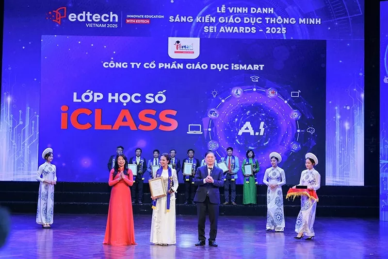 Vinh danh Sáng kiến giáo dục thông minh – SEI Awards lần thứ Ba, năm 2025 Vinh danh Sáng kiến giáo dục thông minh – SEI Awards lần thứ Ba, năm 2025