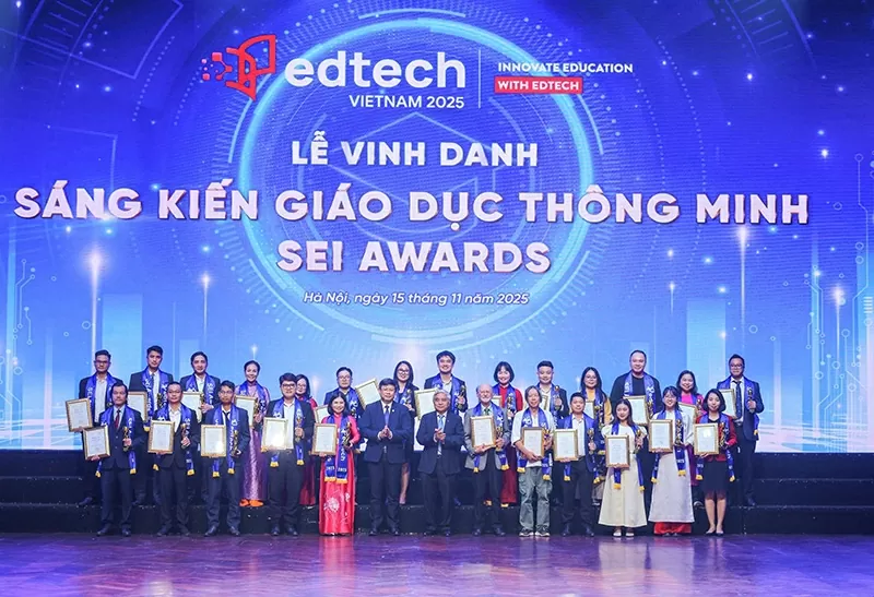 Vinh danh Sáng kiến giáo dục thông minh – SEI Awards lần thứ Ba, năm 2025 Vinh danh Sáng kiến giáo dục thông minh – SEI Awards lần thứ Ba, năm 2025