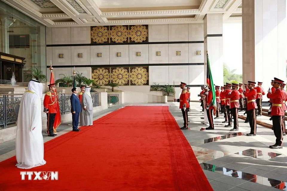 Lễ đón chính thức Thủ tướng Phạm Minh Chính tại Kuwait Lễ đón chính thức Thủ tướng Phạm Minh Chính tại Kuwait