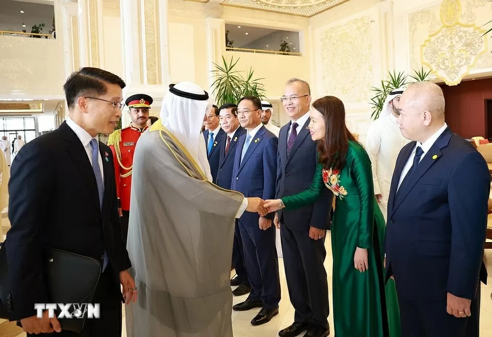 Lễ đón chính thức Thủ tướng Phạm Minh Chính tại Kuwait