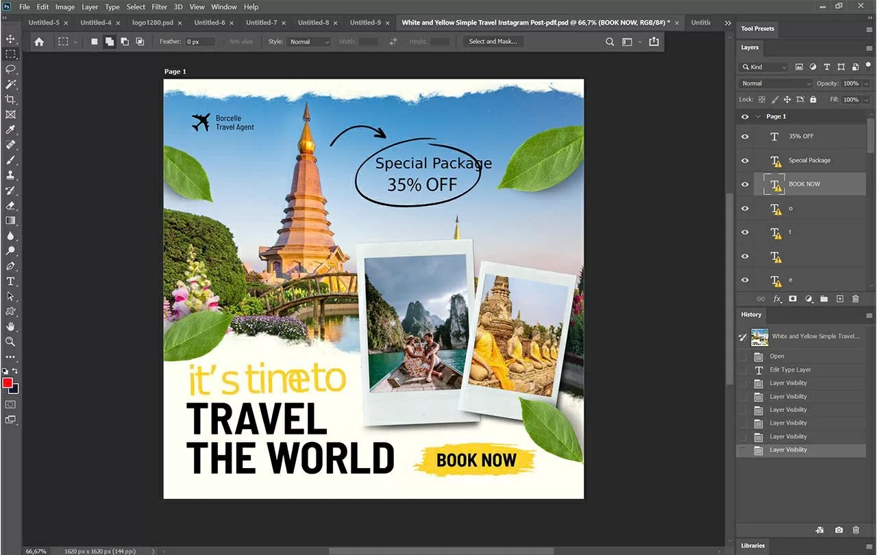 Sau khi quá trình tải xuống hoàn tất, mở Photoshop trên máy tính. 
