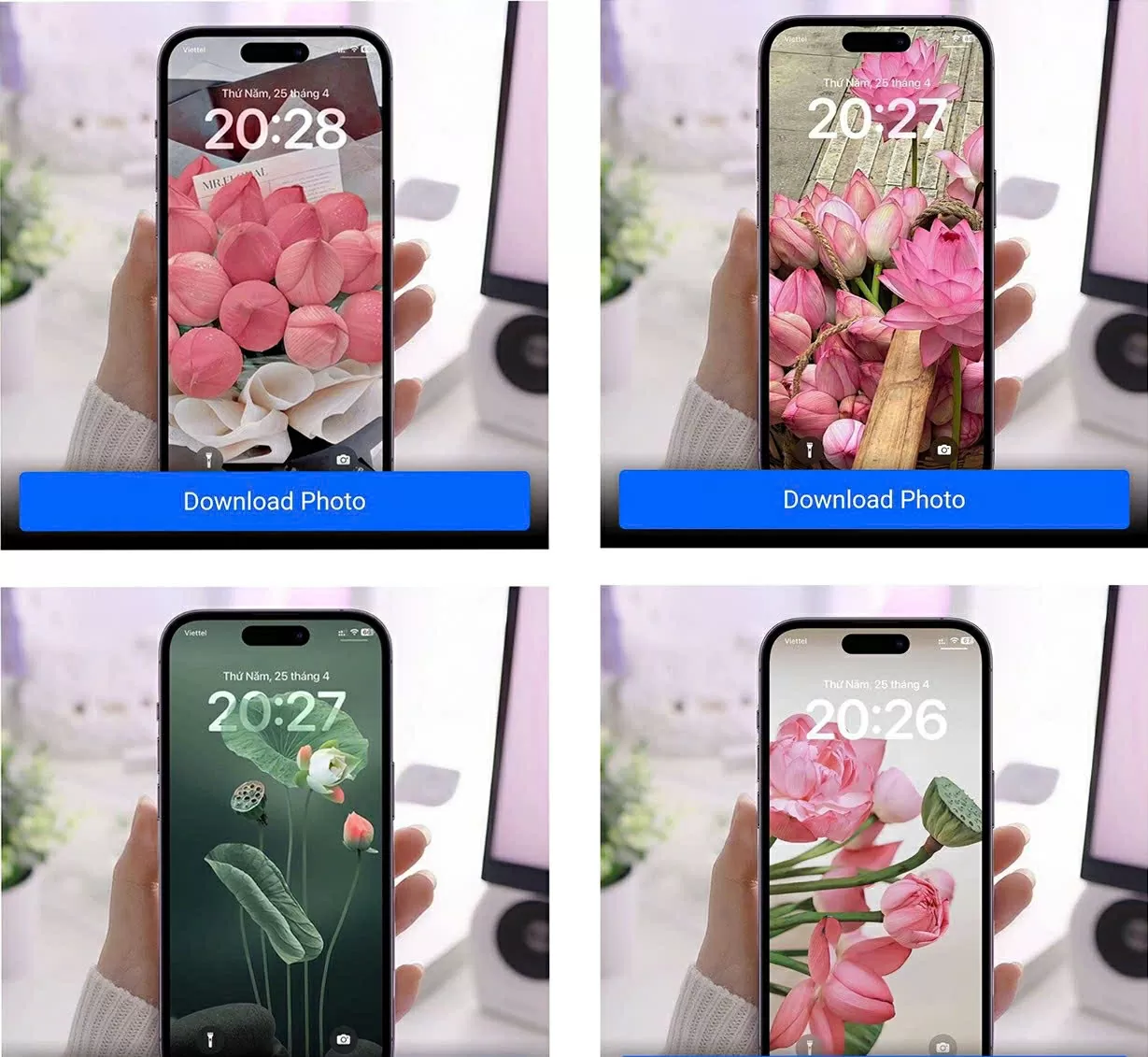 Sau khi tải xong, toàn bộ hình ảnh trong video sẽ hiển thị.