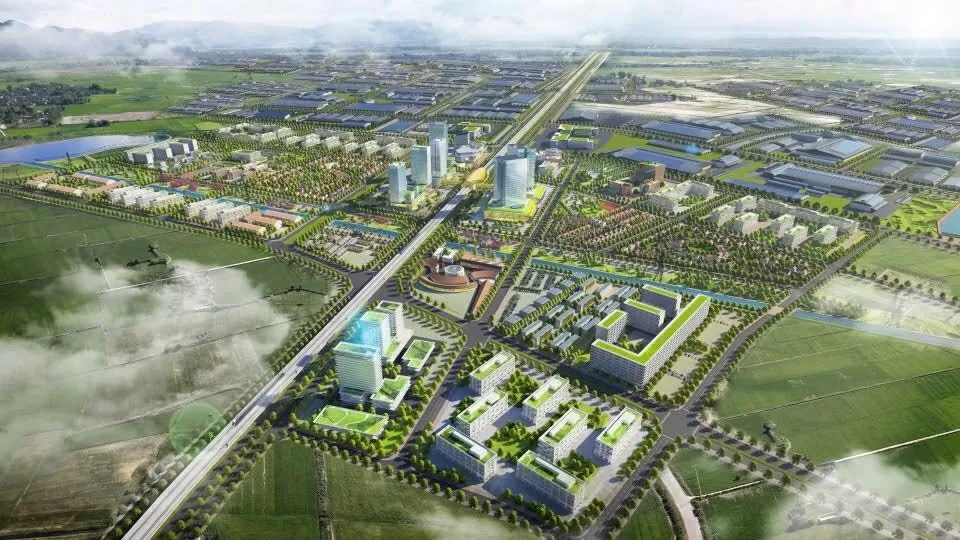 Phối cảnh Dự án Khu công nghiệp Thăng Long Thanh Hóa.