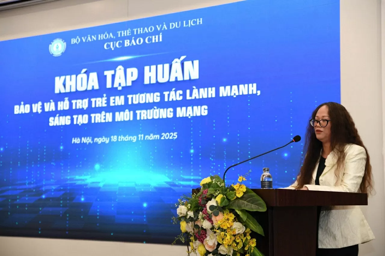 Nâng cao năng lực của truyền thông trong bảo vệ trẻ em trên không gian mạng