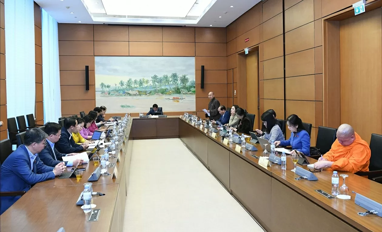 Toàn cảnh phiên thảo luận tại tổ 11. (Nguồn: Quốc hội)