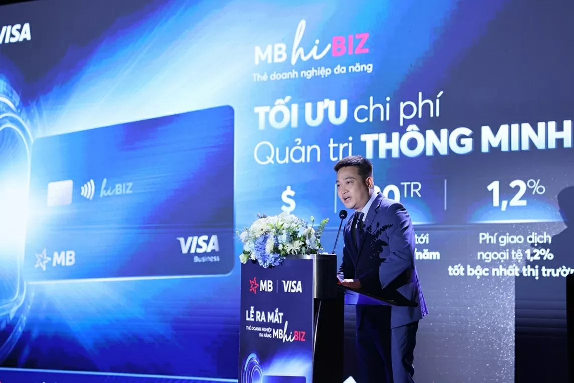 MB ra mắt thẻ doanh nghiệp thông minh MB Visa Hi BIZ mới, tăng ưu đãi vận hành, mở rộng năng lực giao thương quốc tế cho doanh nghiệp