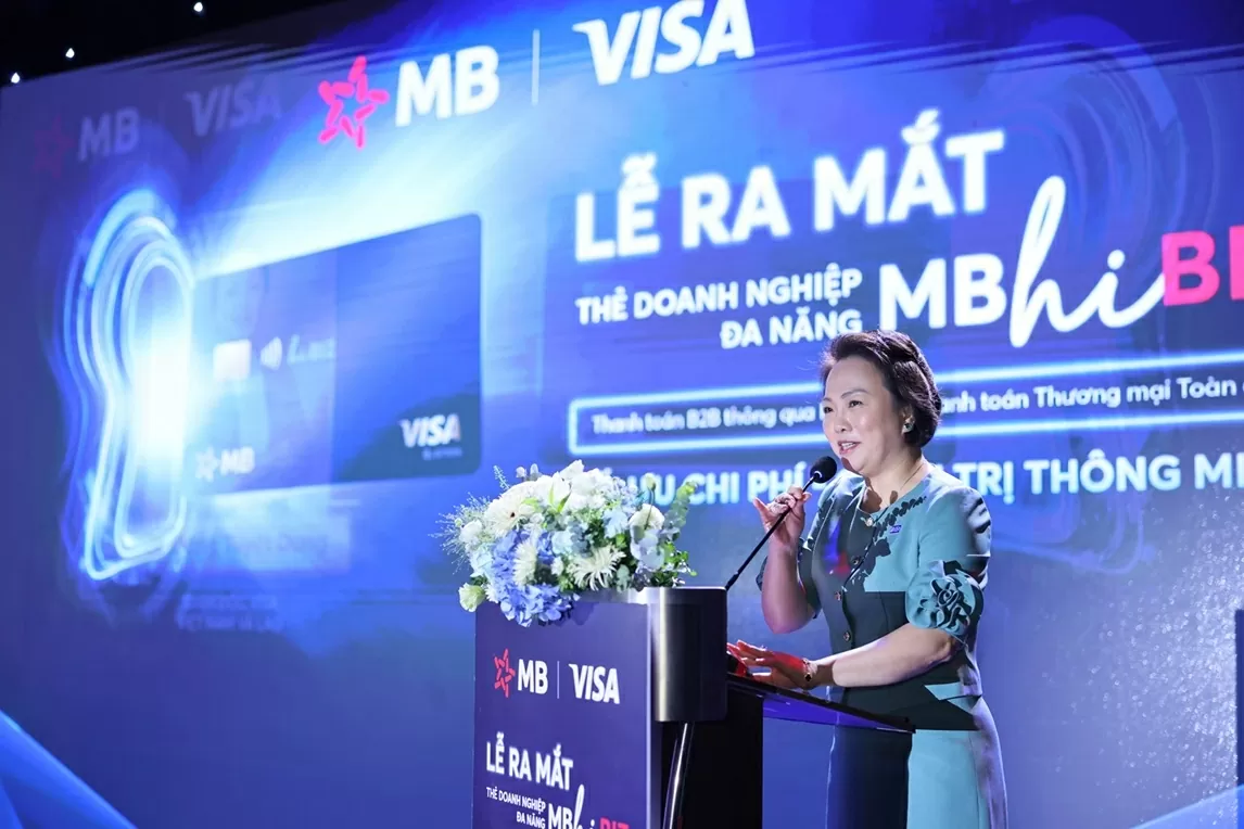MB ra mắt thẻ doanh nghiệp thông minh MB Visa Hi BIZ mới, tăng ưu đãi vận hành, mở rộng năng lực giao thương quốc tế cho doanh nghiệp