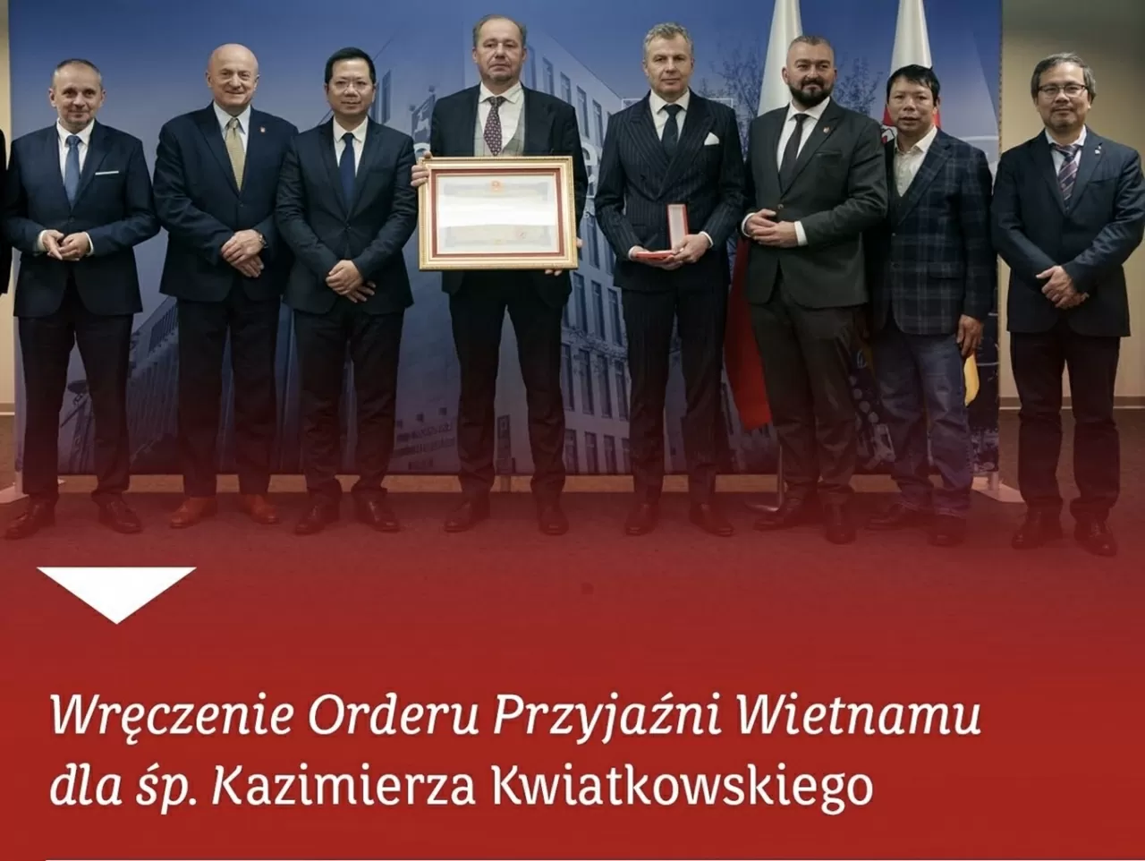 Truy tặng Huân chương Hữu nghị, Việt Nam ghi nhận đóng góp to lớn của cố kiến trúc sư Kazimierz Kwiatkowski Truy tặng Huân chương Hữu nghị, Việt Nam ghi nhận đóng góp to lớn của cố kiến trúc sư Kazimierz Kwiatkowski