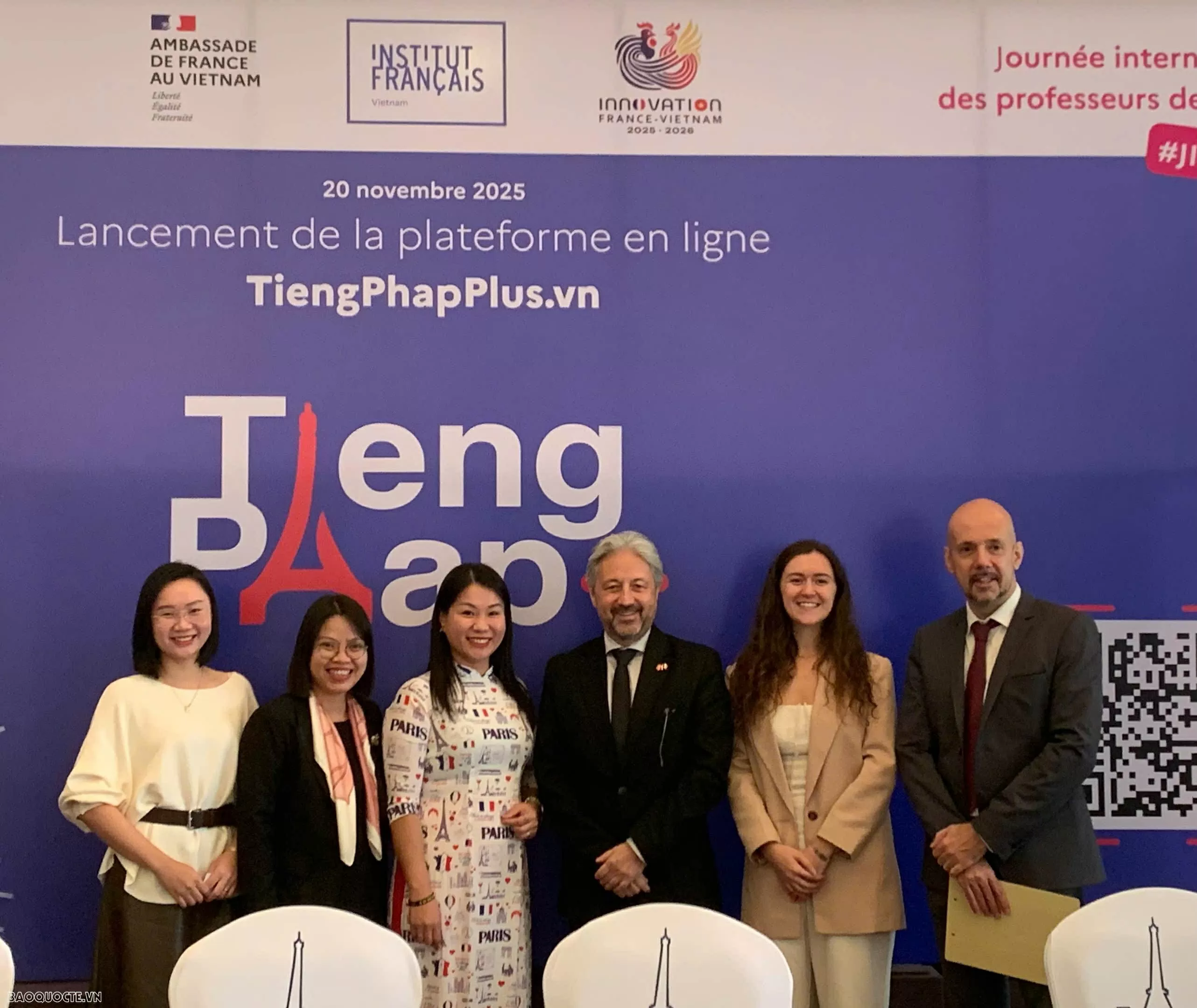 Ra mắt trang web về tiếng Pháp dành cho người Việt: Tiếng Pháp Plus
