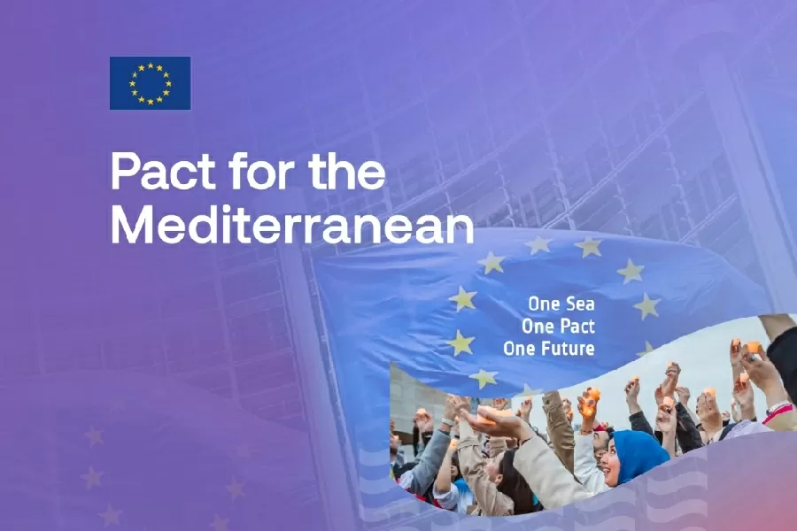 EU đạt bước tiến mới trong hợp tác với khu vực Địa Trung Hải: Một biển, một hiệp ước, một tương lai. (Nguồn: EC) EU đạt bước tiến mới trong hợp tác với khu vực Địa Trung Hải: Một biển, một hiệp ước, một tương lai. (Nguồn: EC)