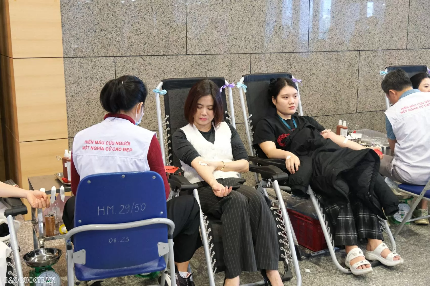 Ngày hội hiến máu Trái tim Ngoại giao: Nghĩa cử cao đẹp, lan tỏa trách nhiệm xã hội của tuổi trẻ Bộ Ngoại giao