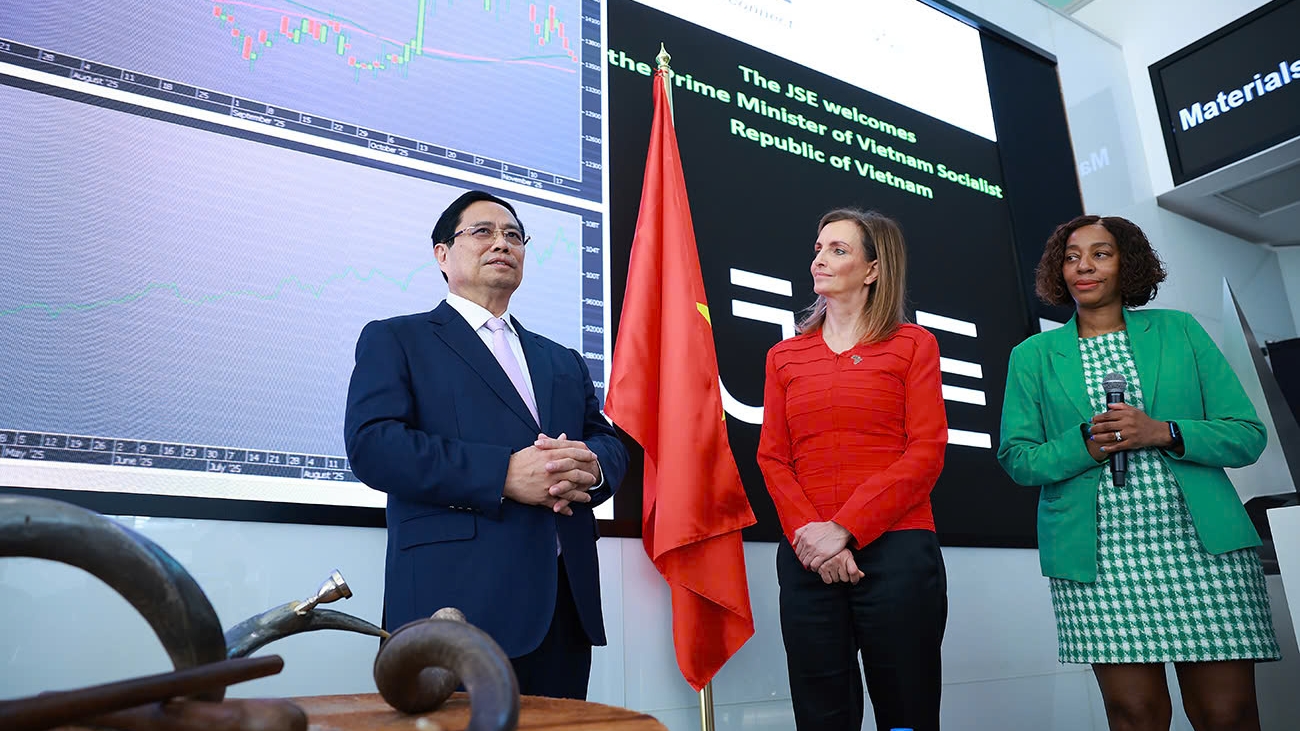 thu tuong pham minh chinh tham lam viec tai thi truong chung khoan lon nhat chau phi