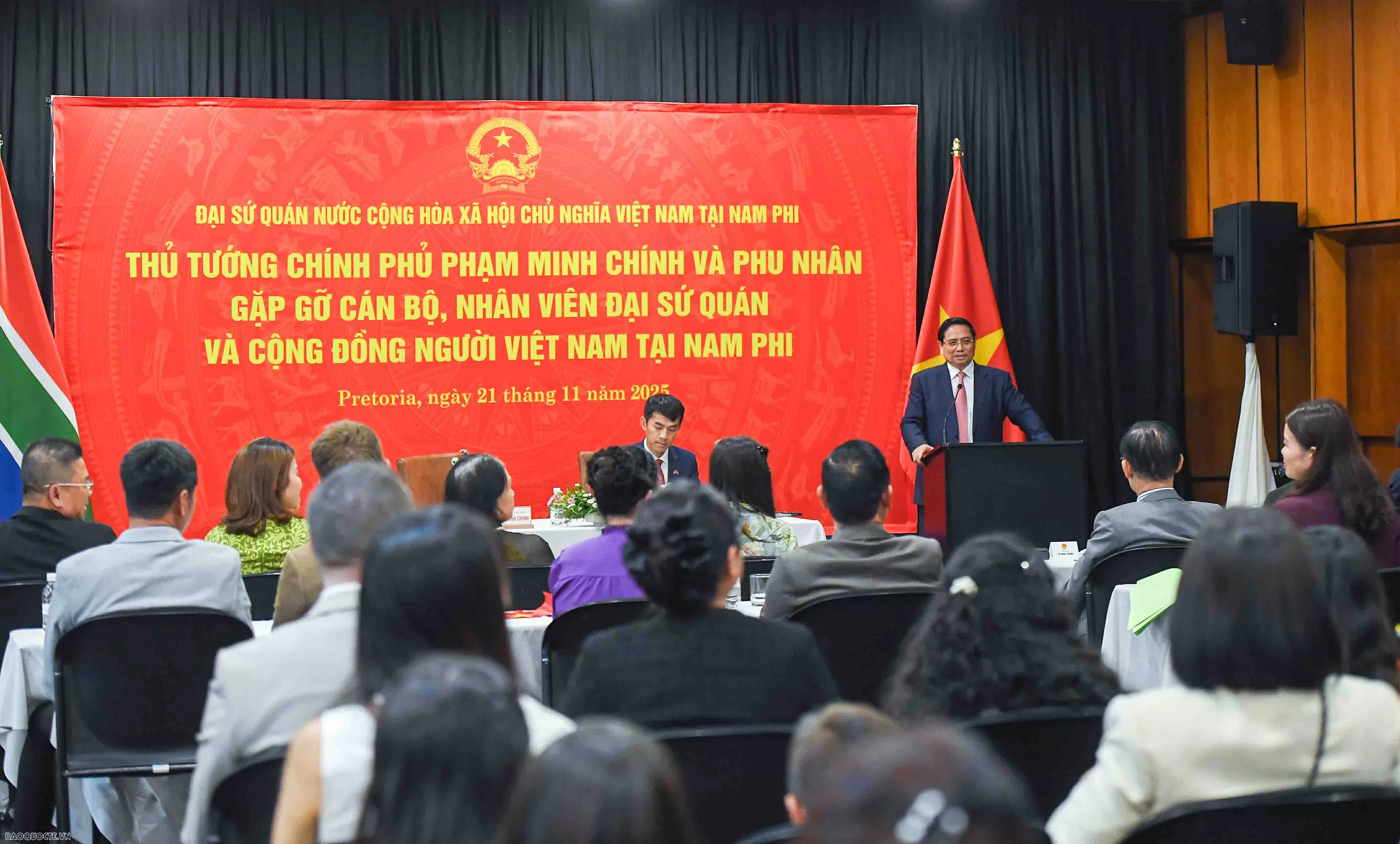 Thủ tướng: Đẩy mạnh hợp tác kinh tế, cộng đồng người Việt ở Nam Phi sẽ lớn mạnh