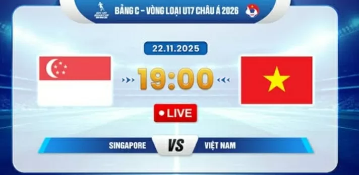 Vòng loại U17 châu Á 2026: Xem trực tiếp U17 Việt Nam trên kênh nào?