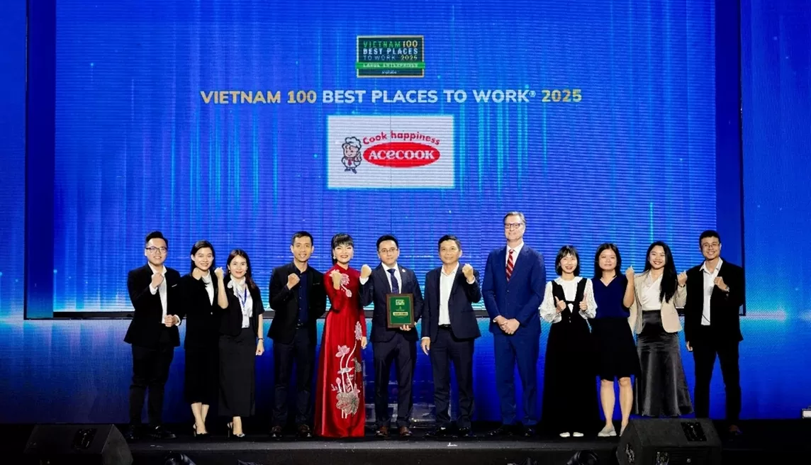 Acecook Việt Nam nhận giải Best Places To Work 2025.