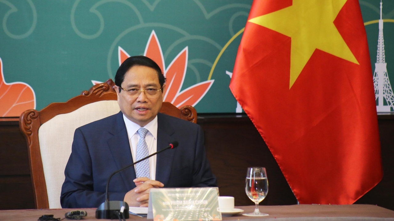 thu tuong pham minh chinh dong chu tri ky hop lan thu 48 uy ban lien chinh phu viet nam lao