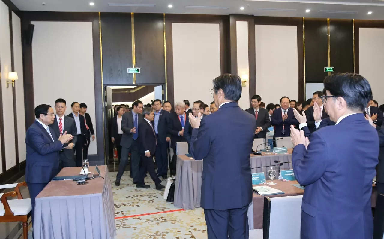 Thủ tướng Chính phủ Phạm Minh Chính tiếp đại biểu các đoàn địa phương Nhật Bản. (Ảnh: Thành Long)