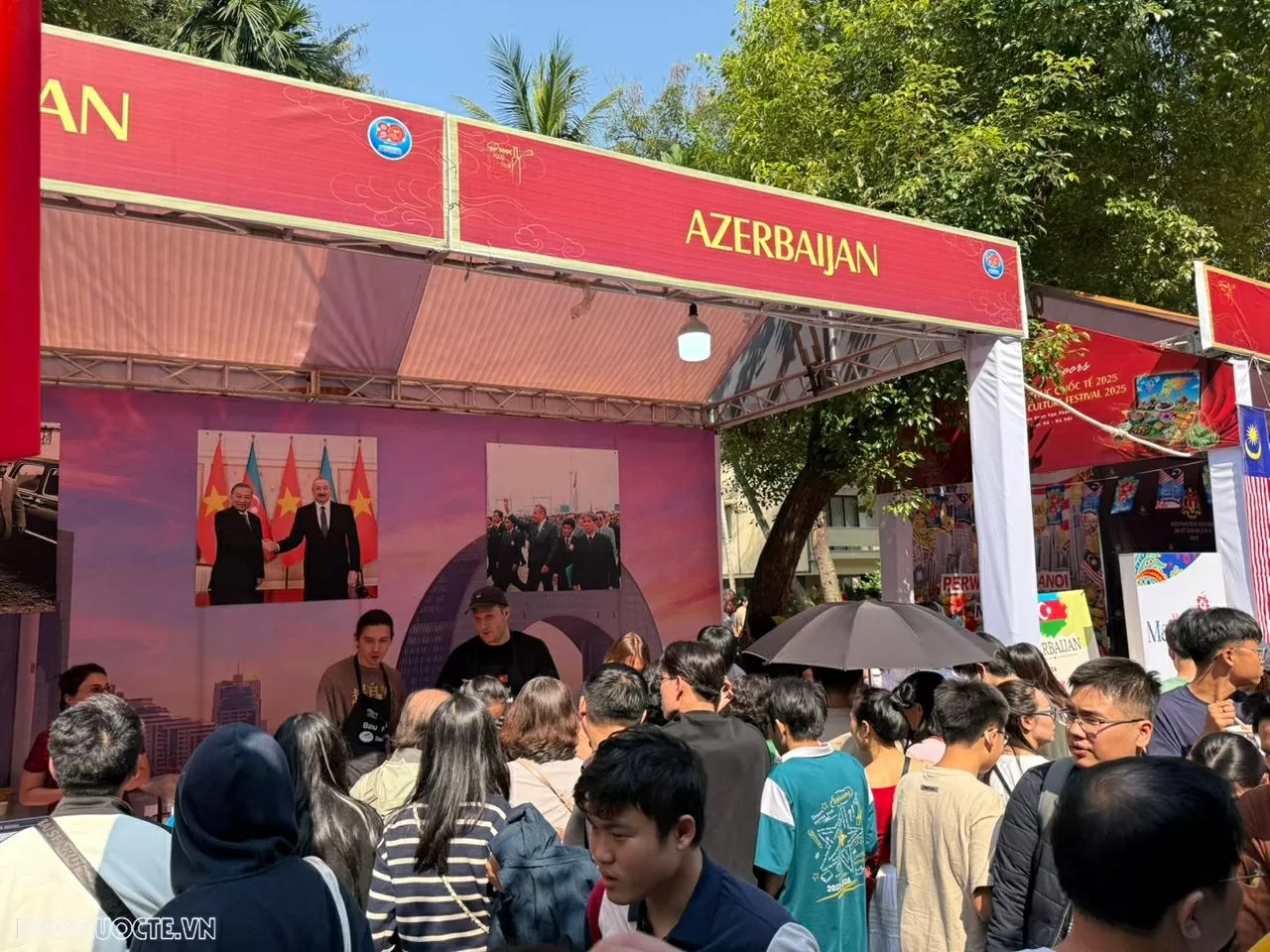 Đại sứ quán Azerbaijan tại Việt Nam tham dự Liên hoan Văn hóa ẩm thực quốc tế lần thứ 13