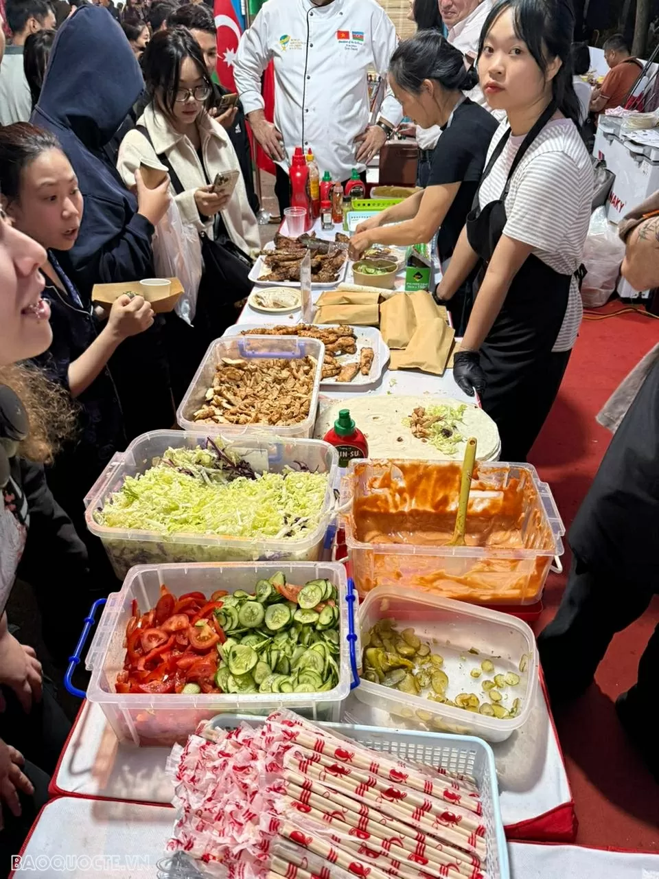 Đại sứ quán Azerbaijan tại Việt Nam tham dự Liên hoan Văn hóa ẩm thực quốc tế lần thứ 13