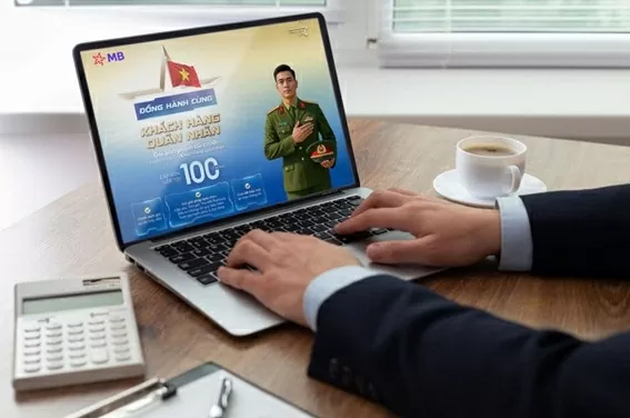 “Combo sản phẩm dành cho Quân nhân” do MB thiết kế riêng cho nhóm khách hàng thuộc lực lượng vũ trang.