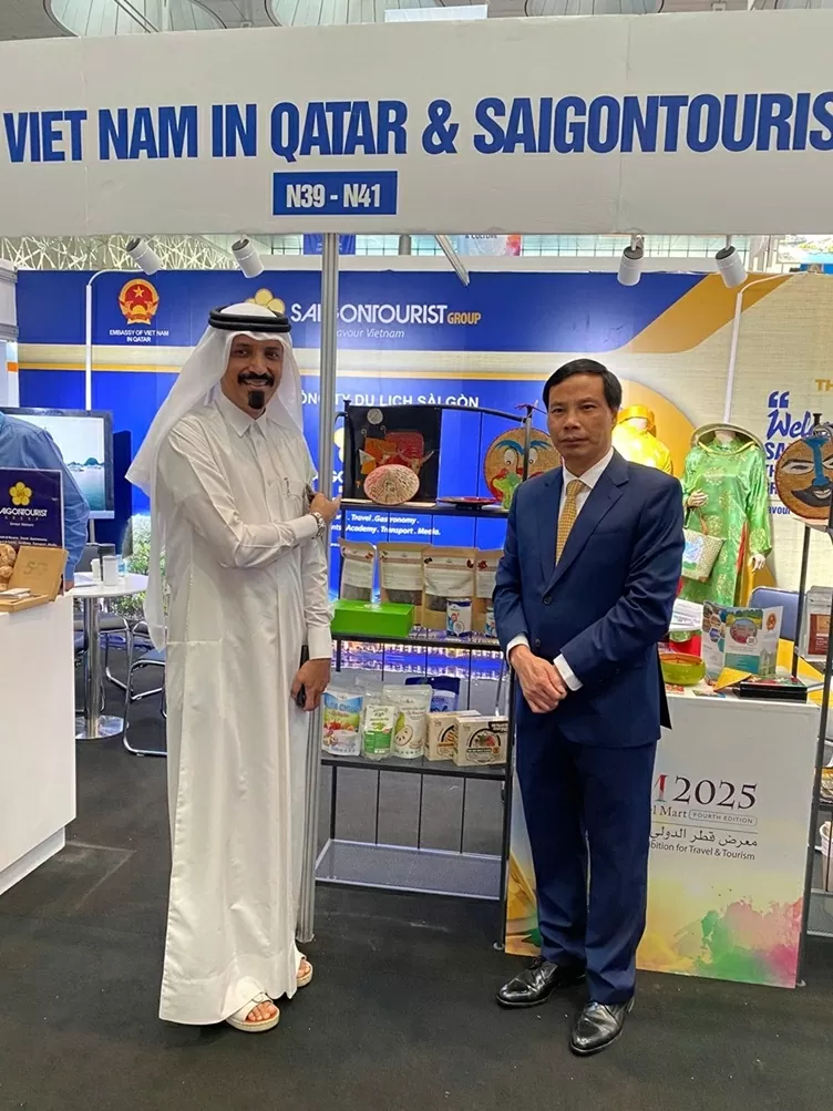 Việt Nam tham gia Hội chợi du lịch quốc tế Qatar Travel Mart 2025 Việt Nam tham gia Hội chợi du lịch quốc tế Qatar Travel Mart 2025