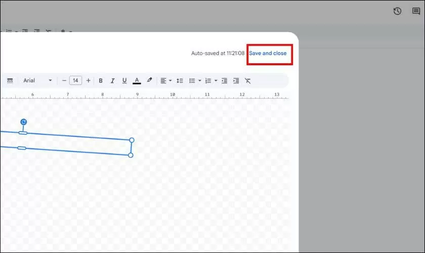 Lưu và chèn vào tài liệu.