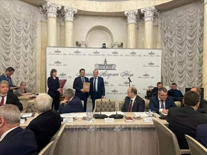 Việt Nam có thêm đại diện thứ tư được vinh danh trong đội ngũ Viện Hàn lâm Khoa học Nga Việt Nam có thêm đại diện thứ tư được vinh danh trong đội ngũ Viện Hàn lâm Khoa học Nga