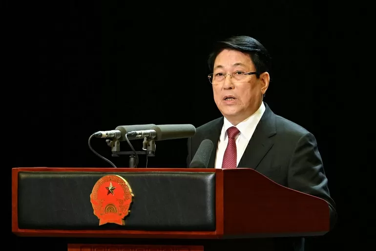 Chủ tịch nước Lương Cường phát biểu tại buổi lễ. (Ảnh: Thủy Nguyên)