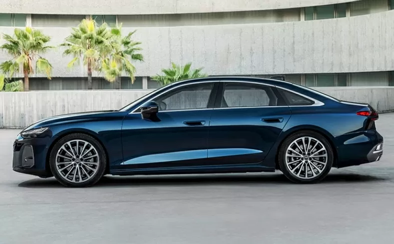 Audi A6 2026 mang kích thước khá ấn tượng, với số đo dài x rộng x cao lần lượt 4.999 x 1.875 x 1.472 mm. 