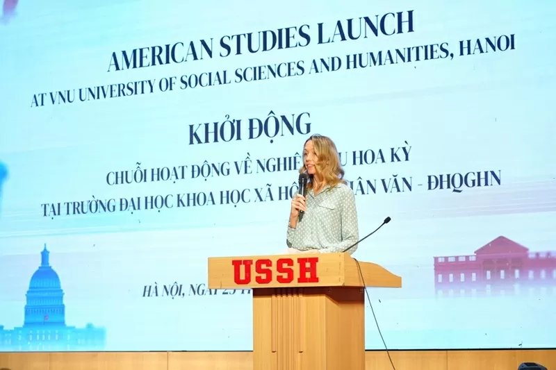 Khởi động chuỗi sự kiện Hoa Kỳ học và cuộc thi Exploring America 250 tại Trường Đại học Khoa học xã hội và nhân văn