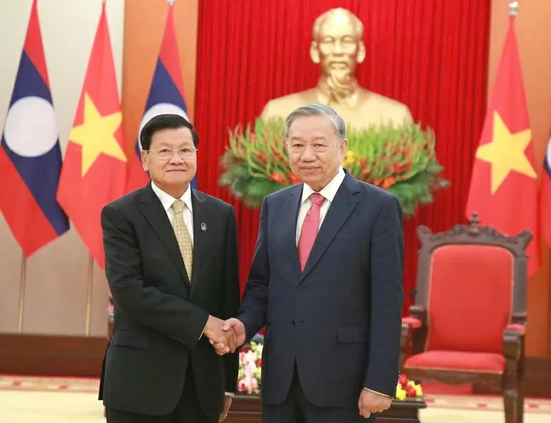 Tổng Bí thư Tô Lâm thăm Lào
