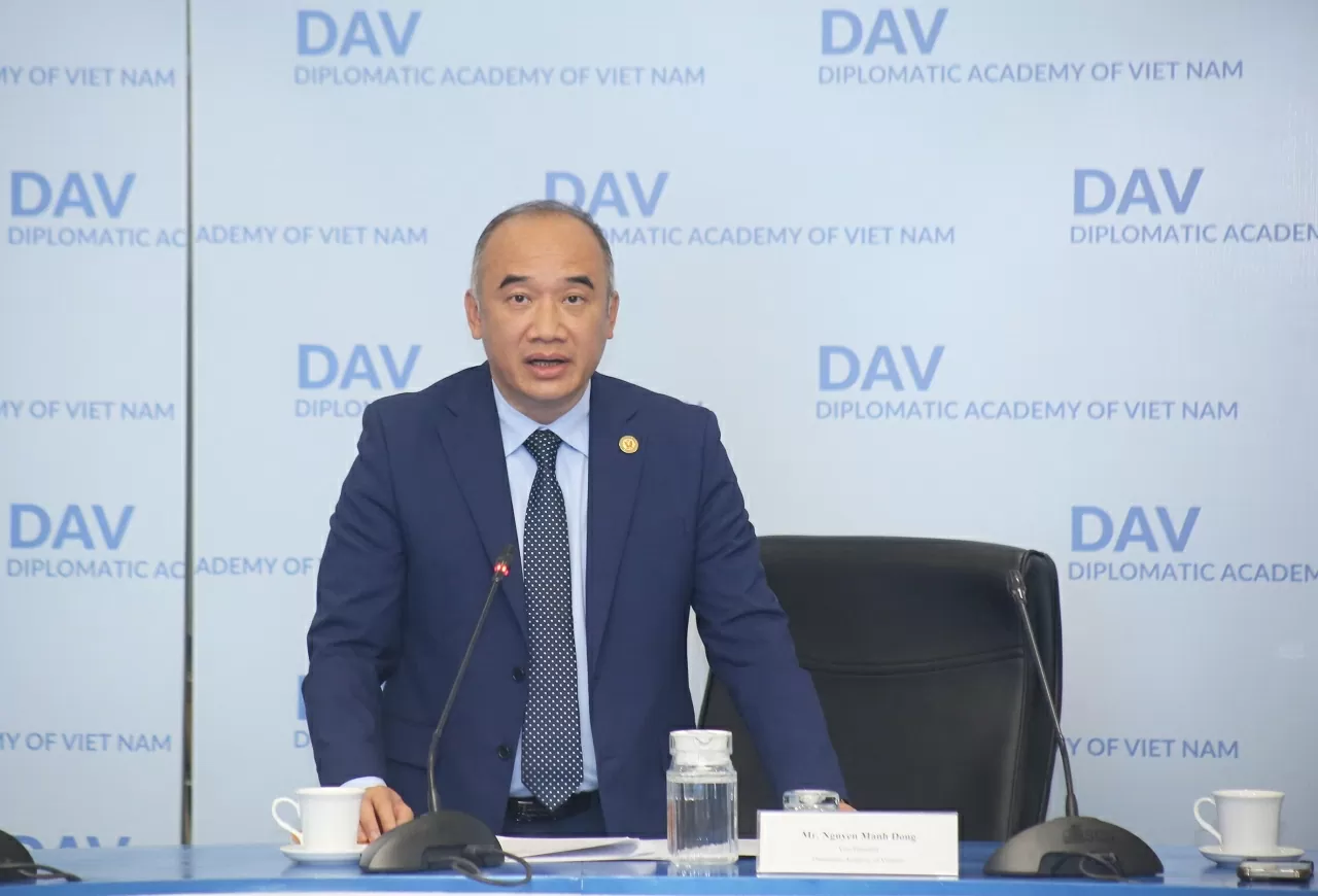 Phó Giám đốc Nguyễn Mạnh Đông phát biểu tại buổi gặp mặt. (Ảnh: Thành Long) Phó Giám đốc Nguyễn Mạnh Đông phát biểu tại buổi gặp mặt. (Ảnh: Thành Long)