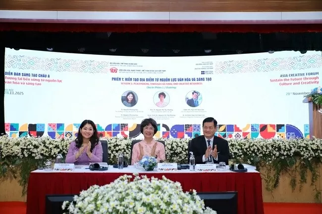 Diễn đàn Sáng tạo châu Á 2025 quy tụ đông đảo diễn giả trong nước và quốc tế Diễn đàn Sáng tạo châu Á 2025 quy tụ đông đảo diễn giả trong nước và quốc tế