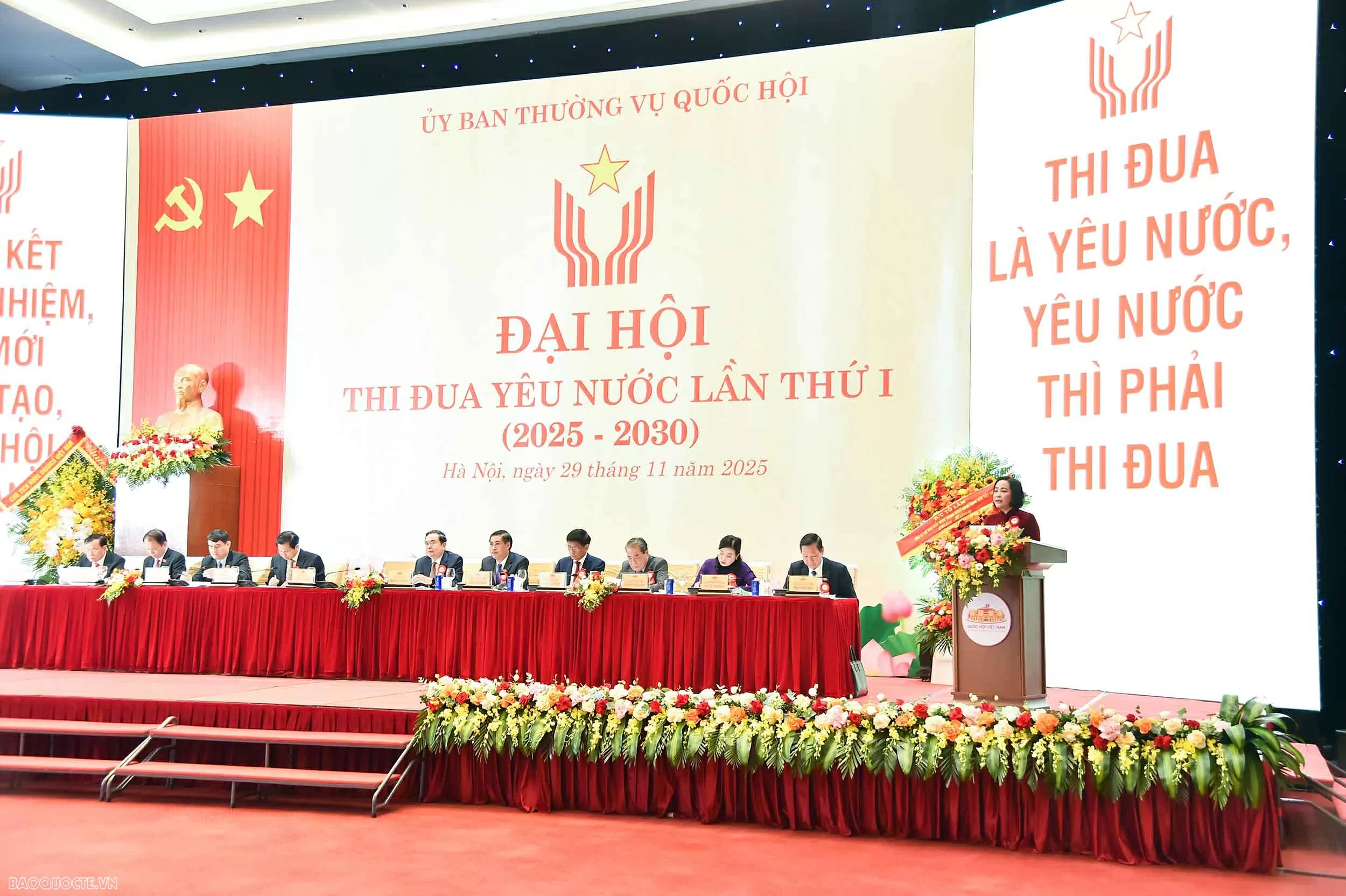 Khai mạc Đại hội Thi đua yêu nước Ủy ban Thường vụ Quốc hội lần thứ I (2025–2030) Khai mạc Đại hội Thi đua yêu nước Ủy ban Thường vụ Quốc hội lần thứ I (2025–2030)