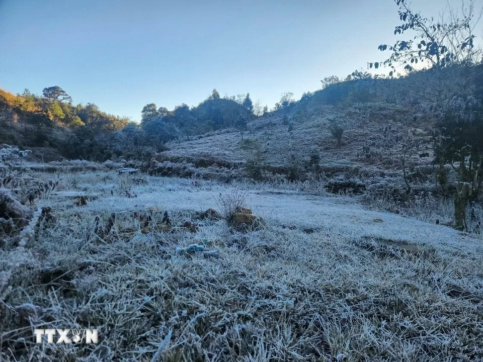 Băng giá phủ trắng Y Tý, khách đổ xô đặt kín phòng Băng giá phủ trắng Y Tý, khách đổ xô đặt kín phòng