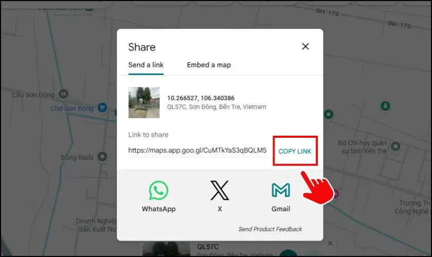 Nhấn Copy link để sao chép đường link vị trí hiện tại của bạn. Nhấn Copy link để sao chép đường link vị trí hiện tại của bạn.