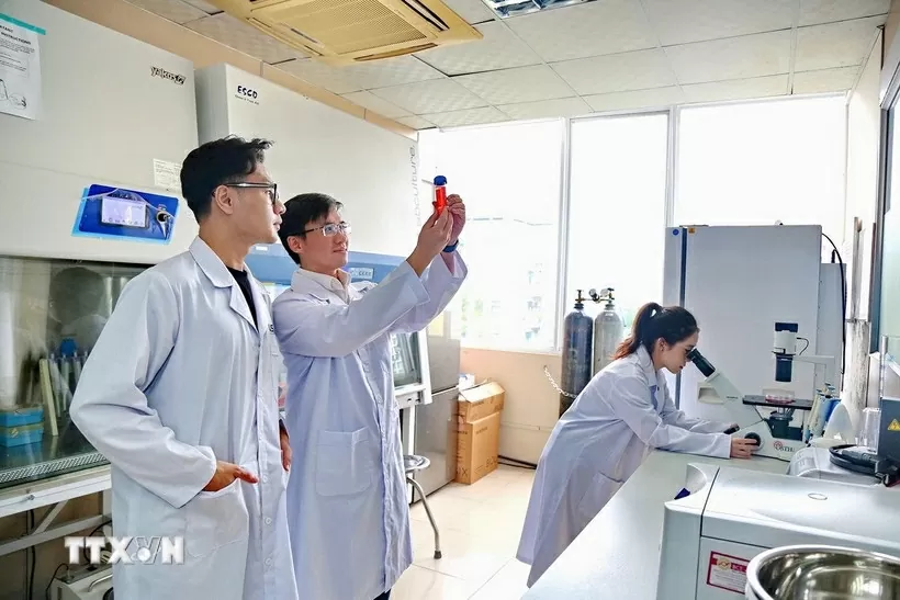 Thông tin về điểm đột phá trong Luật Khoa học, công nghệ và đổi mới sáng tạo tới trí thức Việt Nam ở Đức. Ảnh minh họa. (Nguồn: TTXVN) Thông tin về điểm đột phá trong Luật Khoa học, công nghệ và đổi mới sáng tạo tới trí thức Việt Nam ở Đức. Ảnh minh họa. (Nguồn: TTXVN)