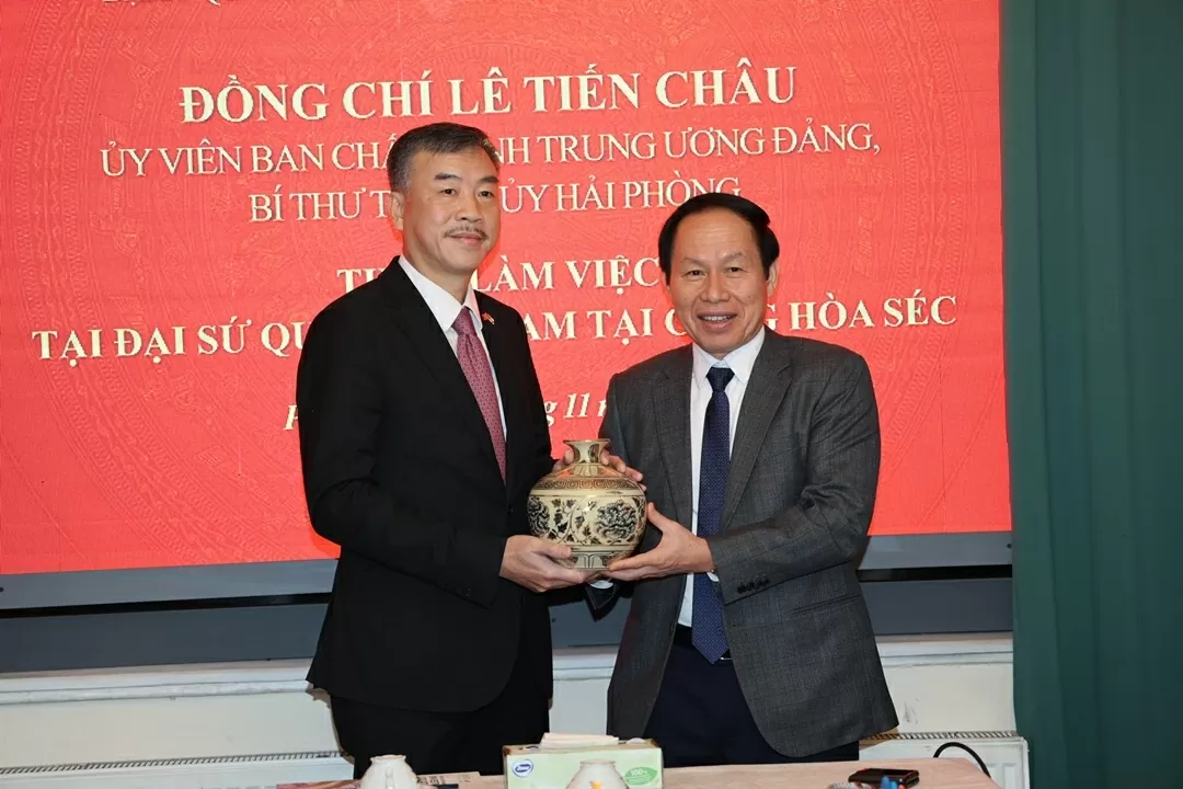 Hải Phòng tìm kiếm cơ hội hợp tác, thúc đẩy đầu tư hai chiều với CH Czech Hải Phòng tìm kiếm cơ hội hợp tác, thúc đẩy đầu tư hai chiều với CH Czech