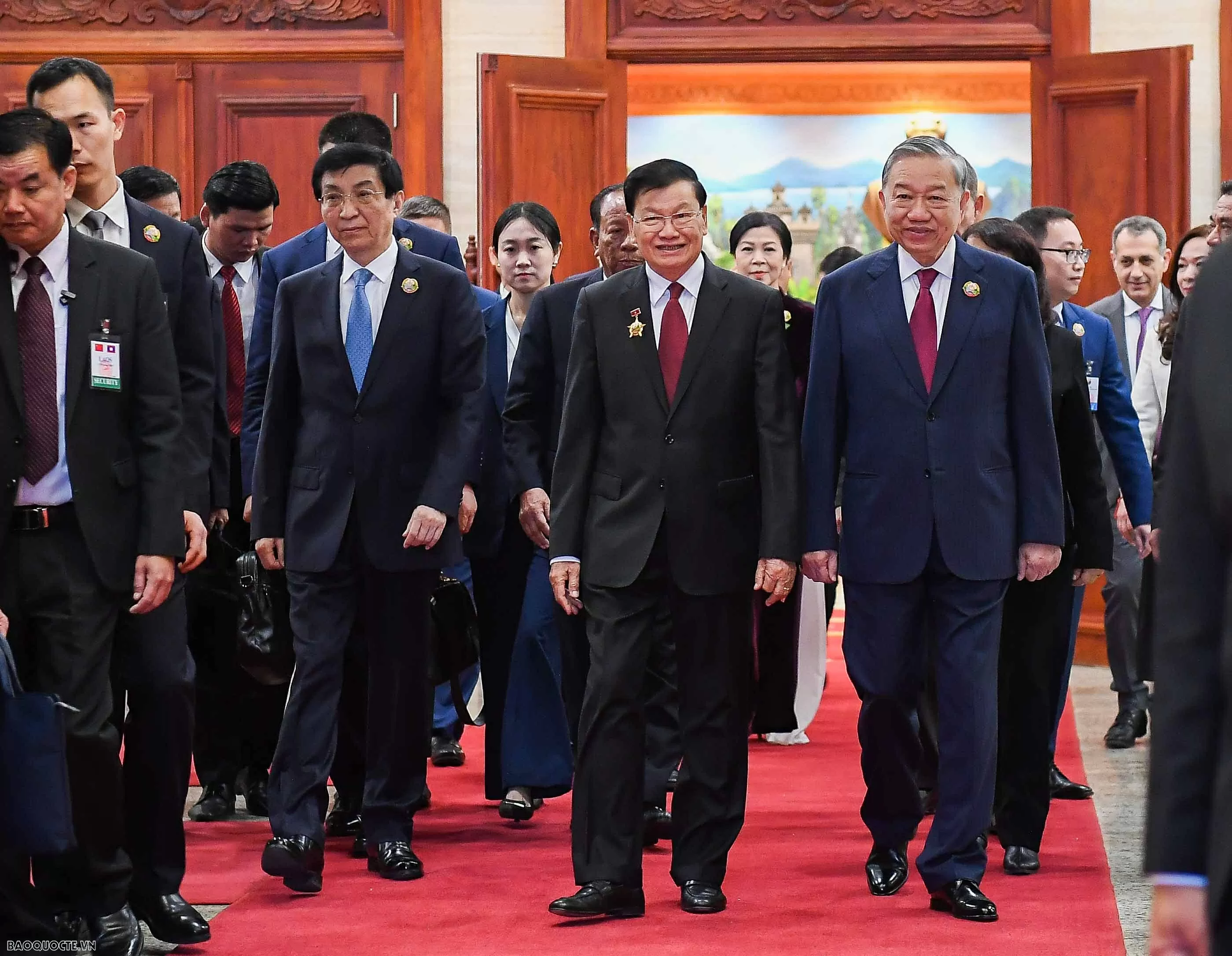 Tổng Bí thư Tô Lâm và Phu nhân dự Lễ kỷ niệm 50 năm Quốc khánh Lào