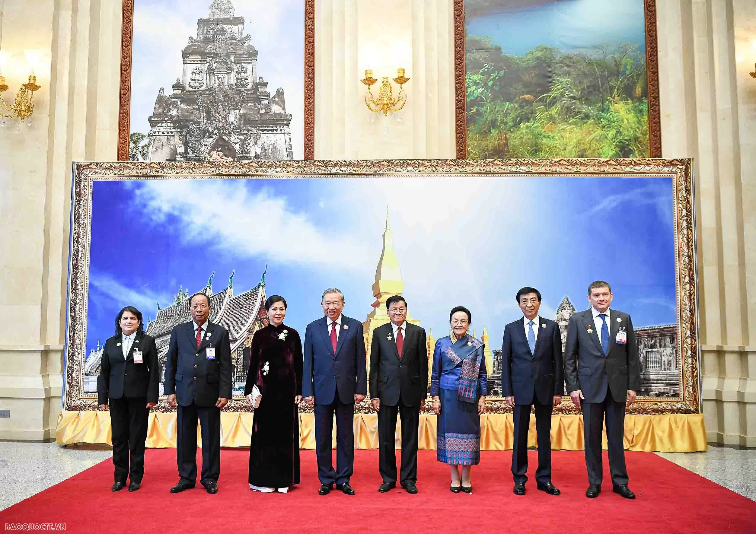 Tổng Bí thư Tô Lâm và Phu nhân dự Lễ kỷ niệm 50 năm Quốc khánh Lào
