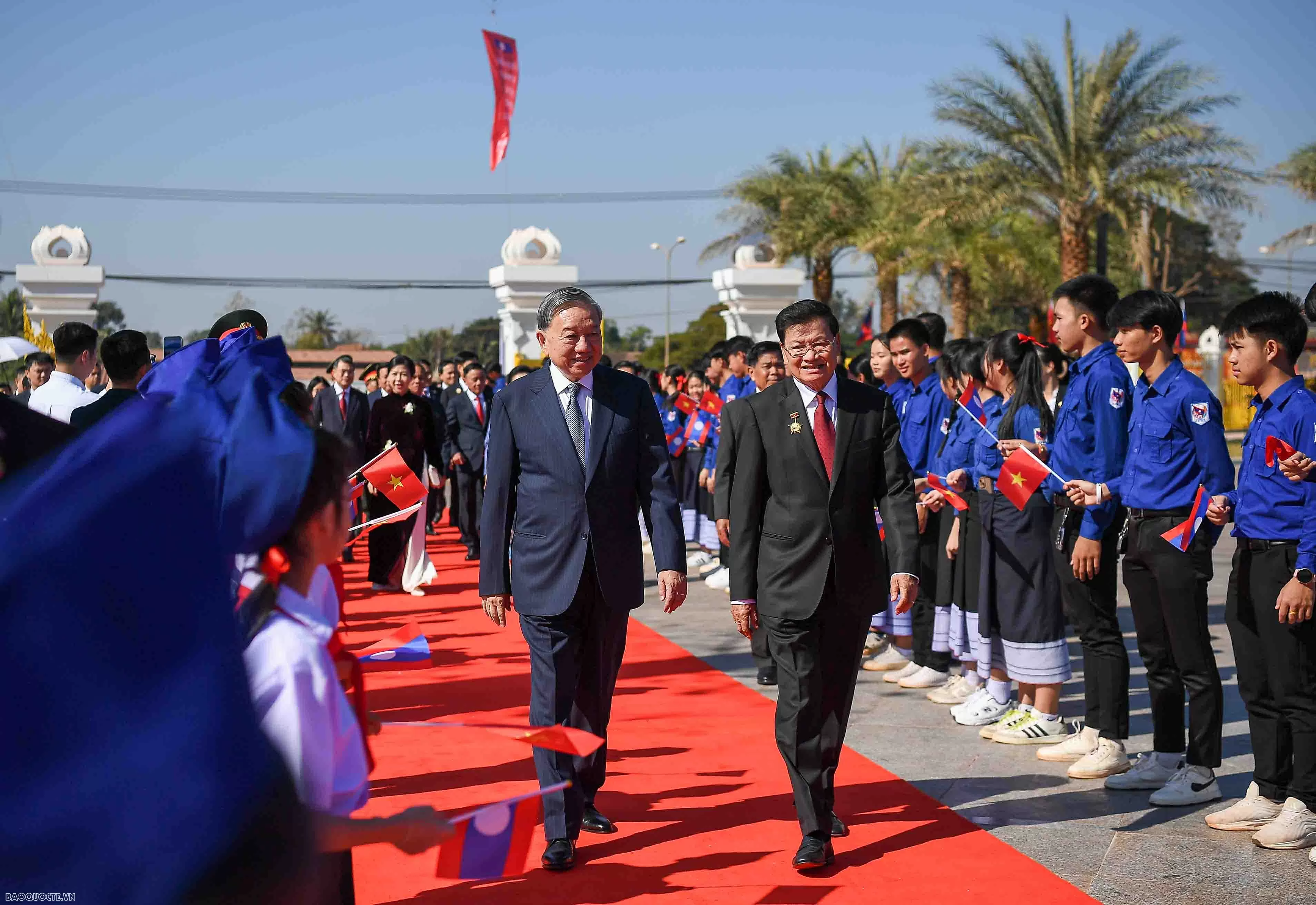 Khánh thành Công viên hữu nghị Lào-Việt Nam ở Vientiane