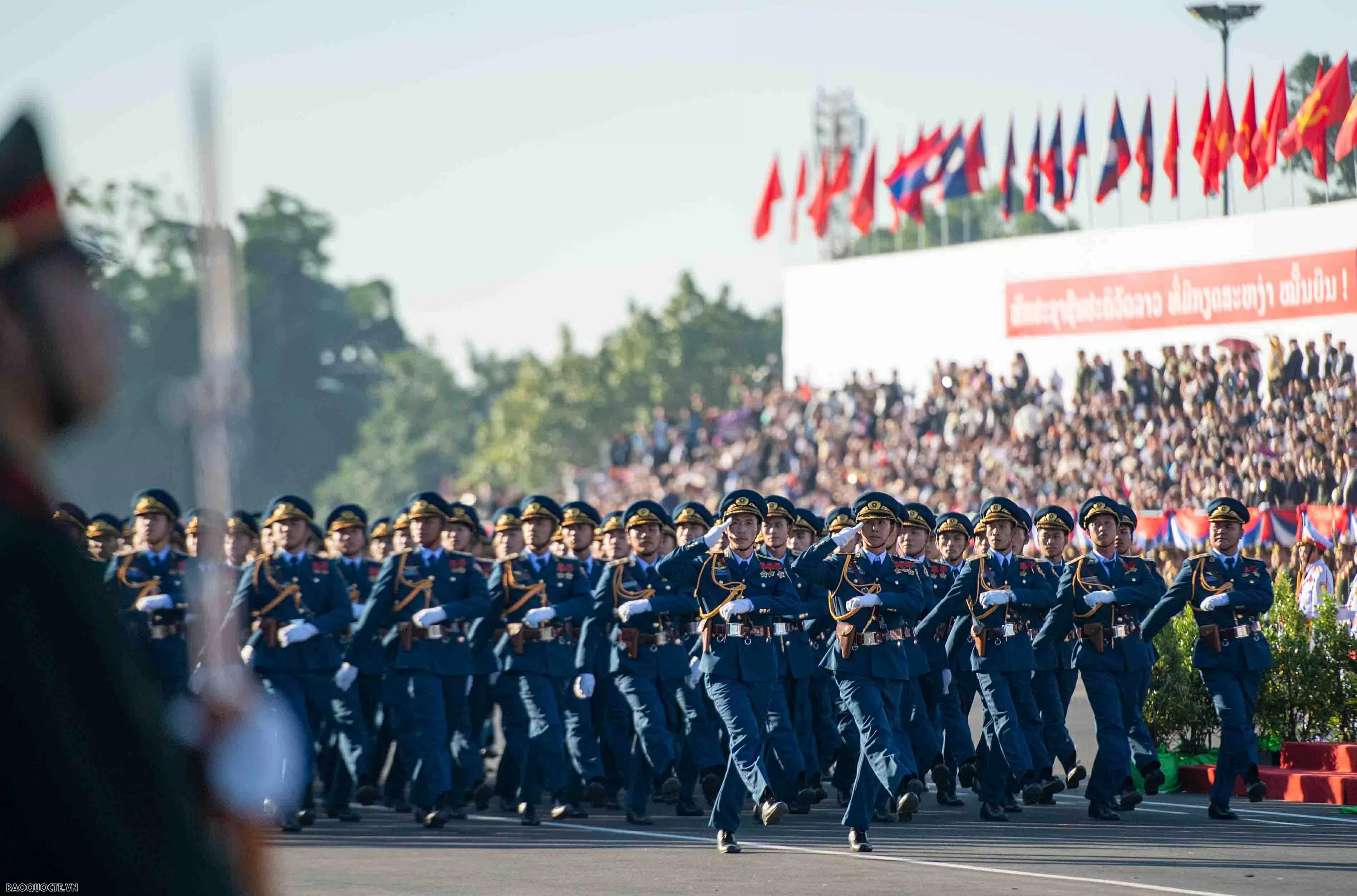 Tổng Bí thư Tô Lâm và Phu nhân dự Lễ kỷ niệm 50 năm Quốc khánh Lào