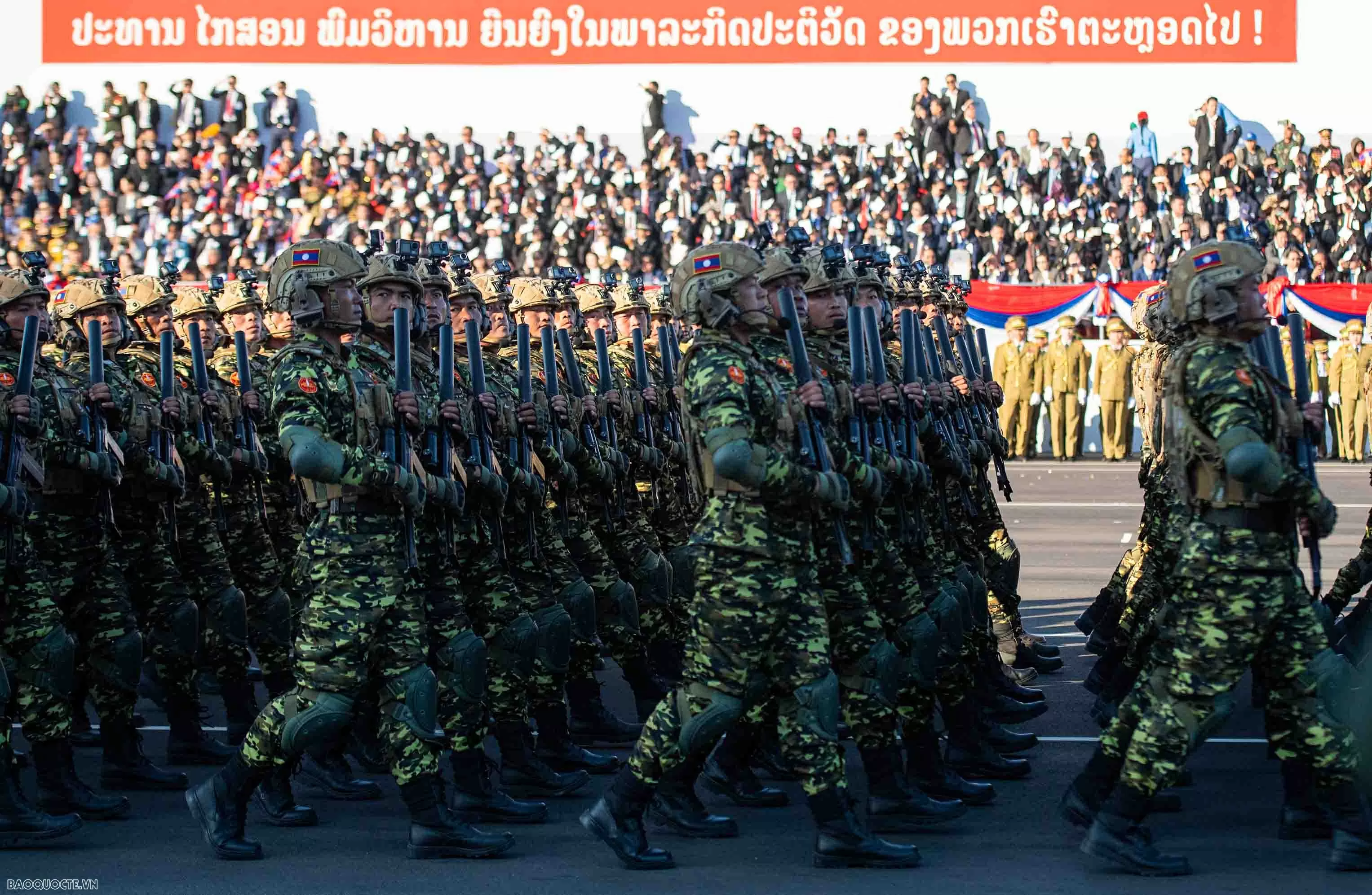 Tổng Bí thư Tô Lâm và Phu nhân dự Lễ kỷ niệm 50 năm Quốc khánh Lào