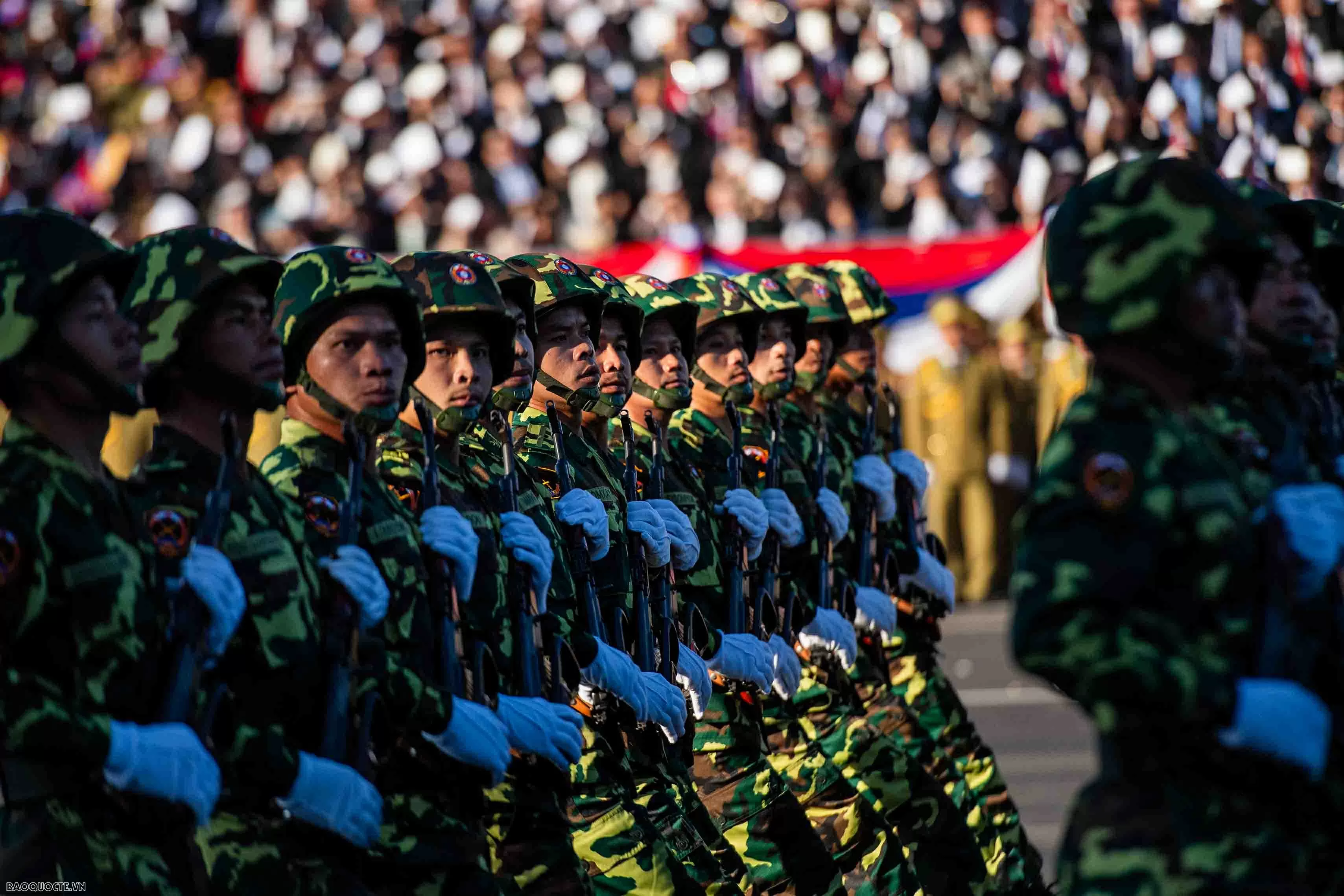 Tổng Bí thư Tô Lâm và Phu nhân dự Lễ kỷ niệm 50 năm Quốc khánh Lào