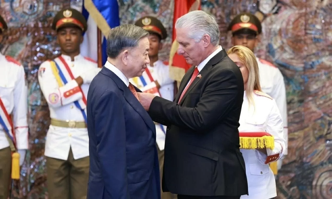 Thư của Tổng Bí thư Tô Lâm chúc mừng 65 năm ngày thiết lập quan hệ ngoại giao Việt Nam - Cuba Thư của Tổng Bí thư Tô Lâm chúc mừng 65 năm thiết lập quan hệ ngoại giao Việt Nam - Cuba