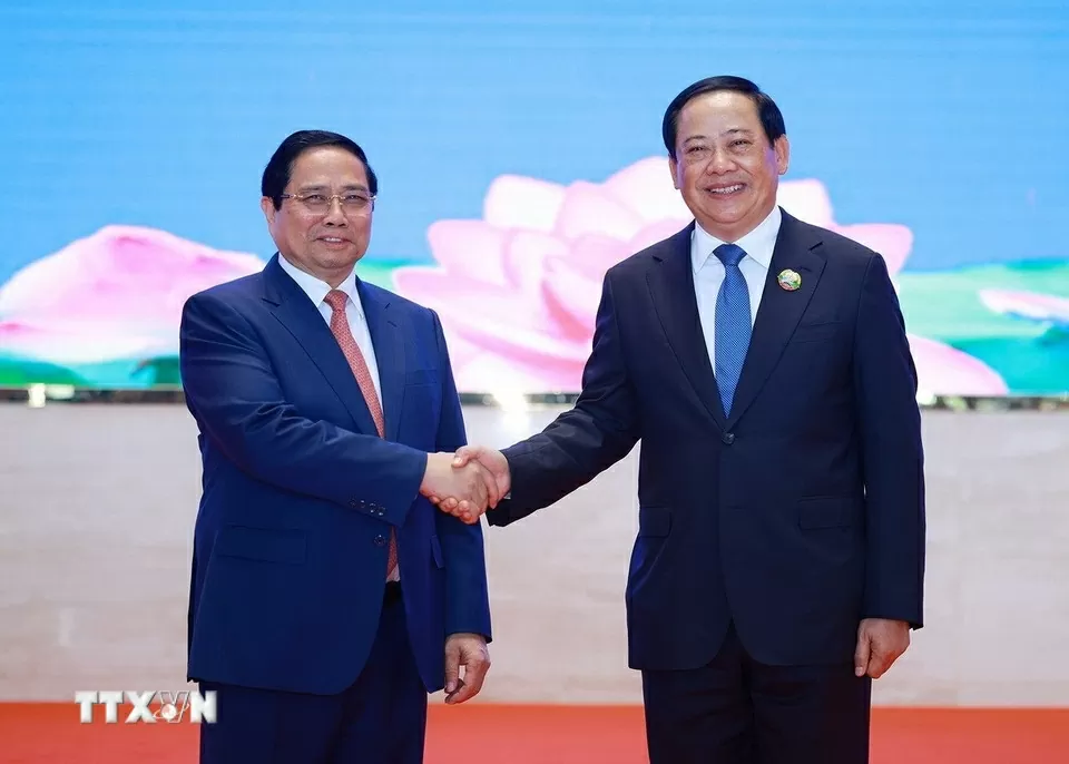 Thủ tướng Phạm Minh Chính và Thủ tướng Lào Sonexay Siphandone đồng chủ trì Kỳ họp lần thứ 48 Uỷ ban Liên chính phủ Việt Nam-Lào Thủ tướng Phạm Minh Chính và Thủ tướng Lào Sonexay Siphandone đồng chủ trì Kỳ họp lần thứ 48 Uỷ ban Liên chính phủ Việt Nam-Lào