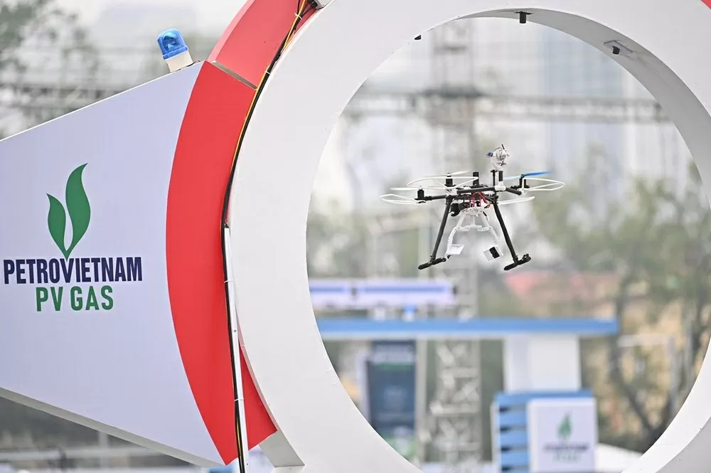 28 đội tuyển sinh viên xuất sắc từ các trường đại học, học viện tham dự Cuộc thi sáng tạo UAV