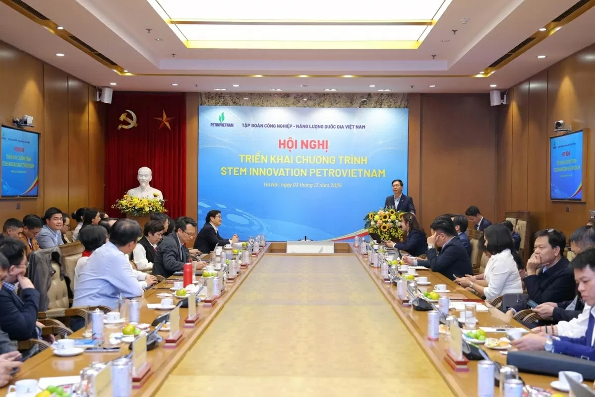  Hội nghị triển khai chương trình STEM Inovation PetroVietnam. (Nguồn: PVN)