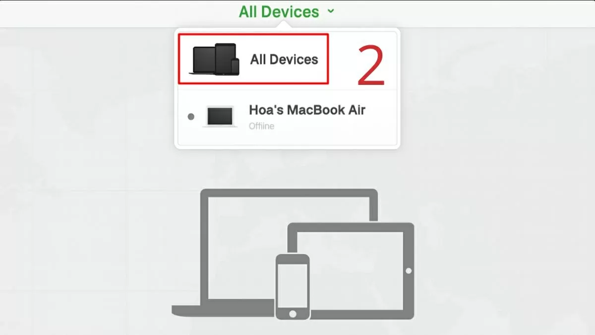 Chọn iPad cần khôi phục.